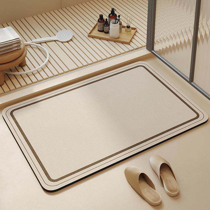Decorative Oval Bath Mat