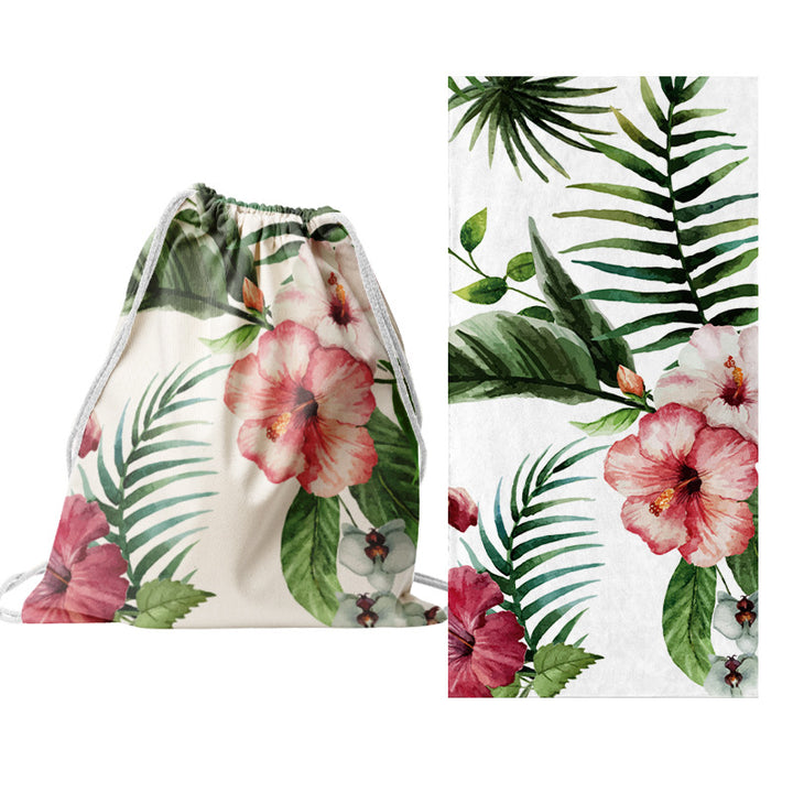 Multifunctional beach set with tote bag and towel Stornfield
