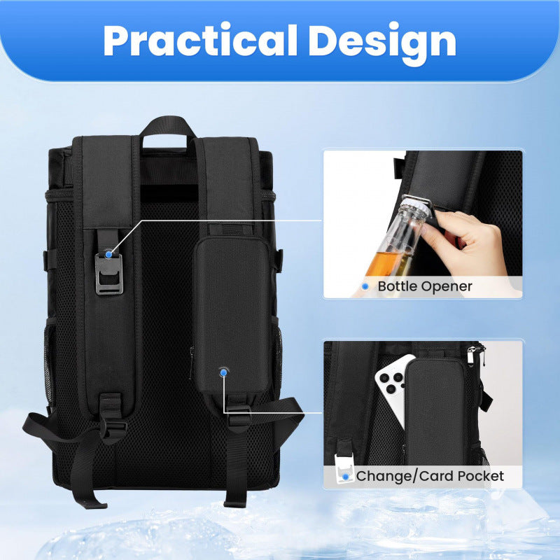 Multifunctional cooler backpack with insulated interior Stornfield