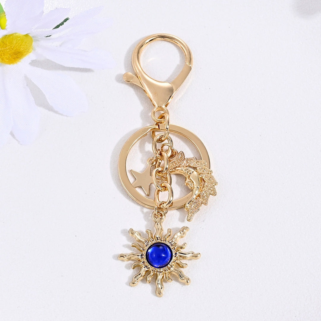 Keychain with Sparkling Sun Motif Stornfield