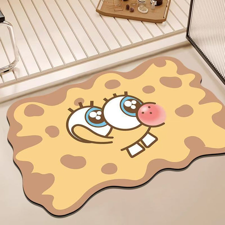 Cartoon Character Themed Bath Mat Stornfield