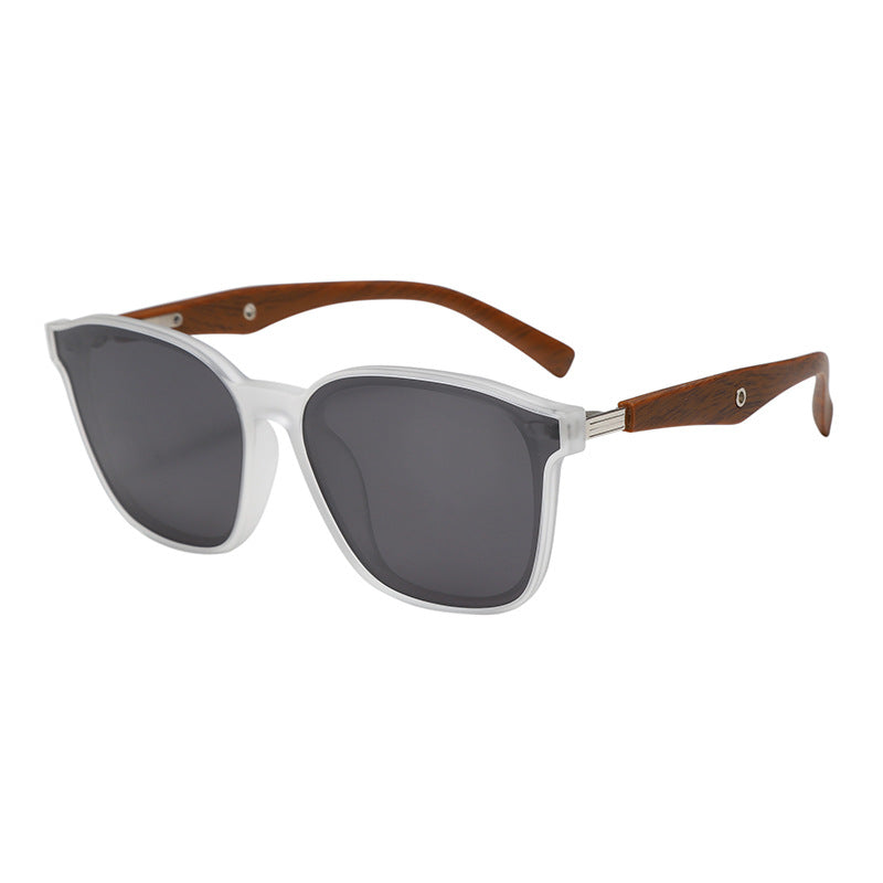 Women stylish oversized sunglasses with wooden accents Stornfield