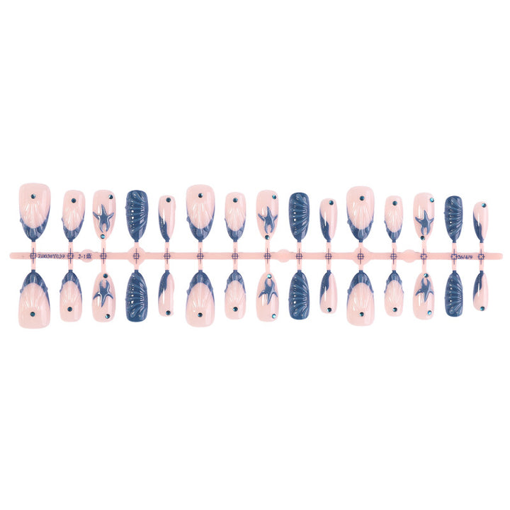 Artistic Nail Design Set with Oceanic Elements Stornfield