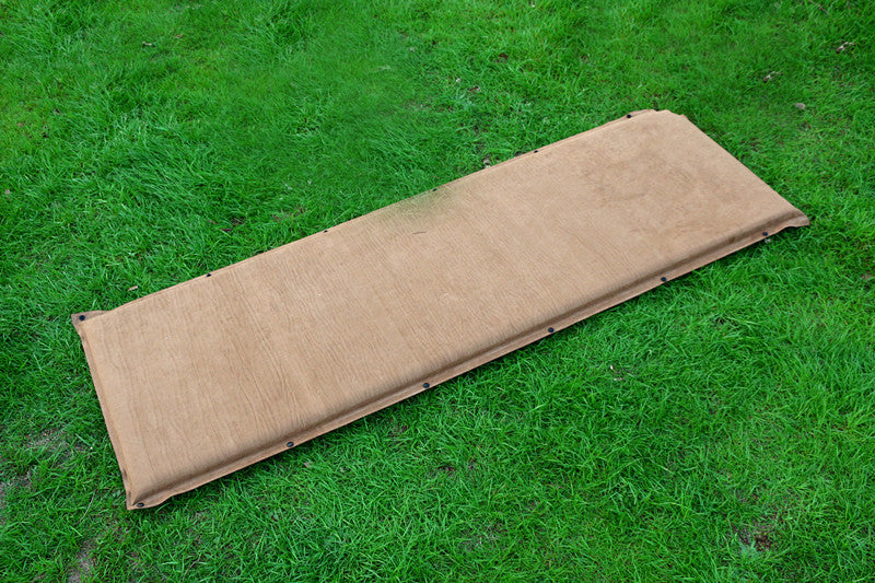full-length camping sleeping pad with heavy-duty canvas cover and reinforced snap grommets Stornfield