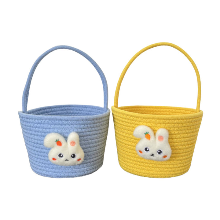 Ladies decorative basket with cute rabbit motif Stornfield