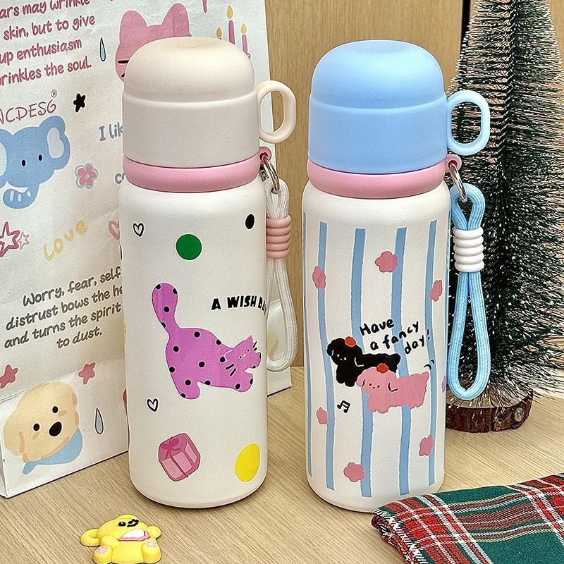 Women's insulated bottle with cheerful polka dot pattern Stornfield