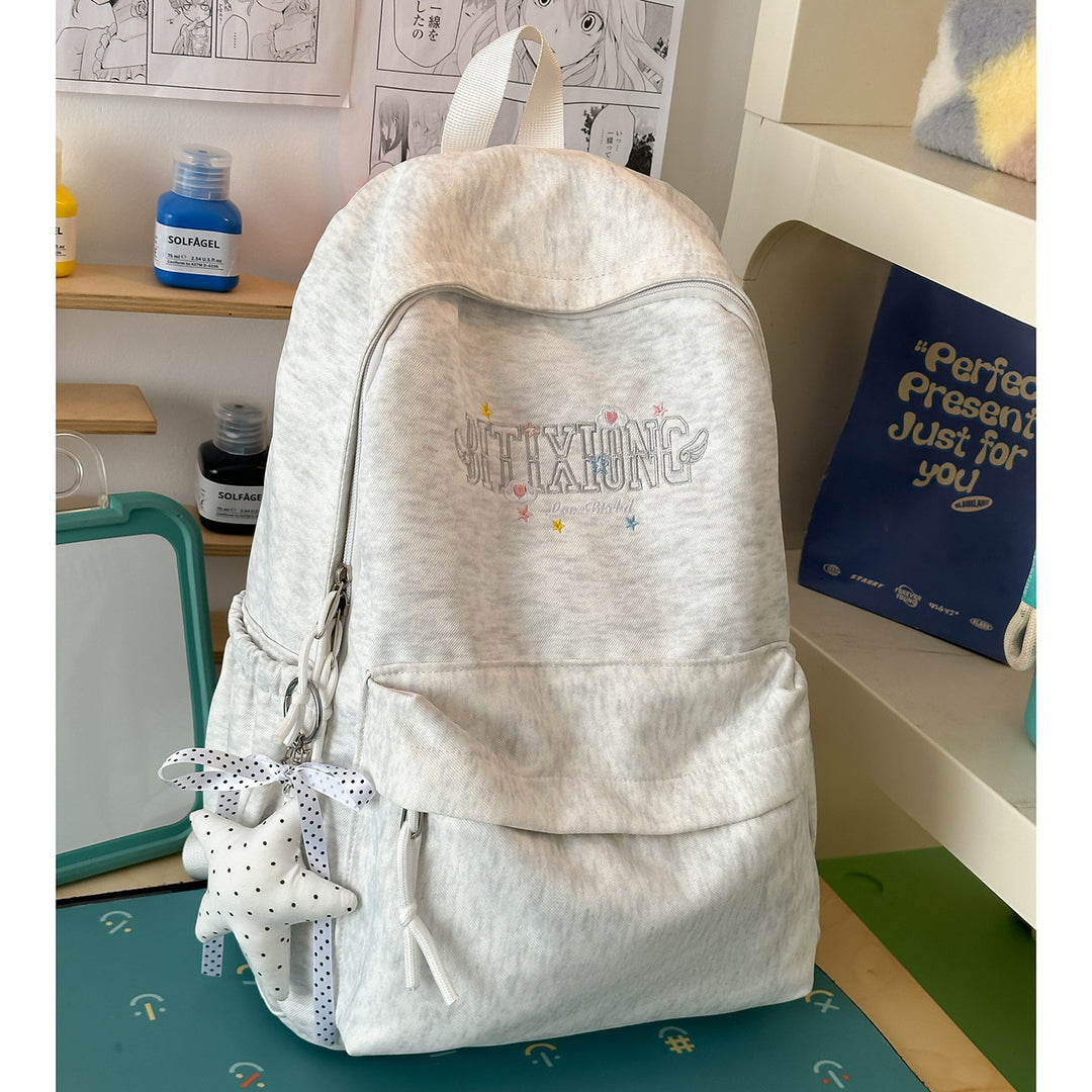Casual Canvas Backpack with Keychain Stornfield
