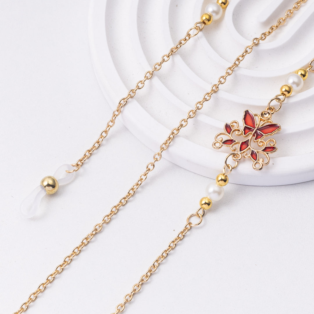Elegant Floral Eyewear Chain Stornfield