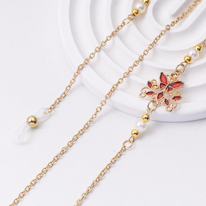 Elegant Floral Eyewear Chain Stornfield