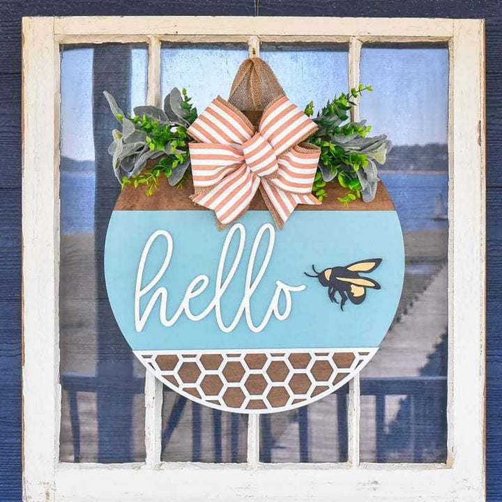 Decorative Wooden Welcome Sign