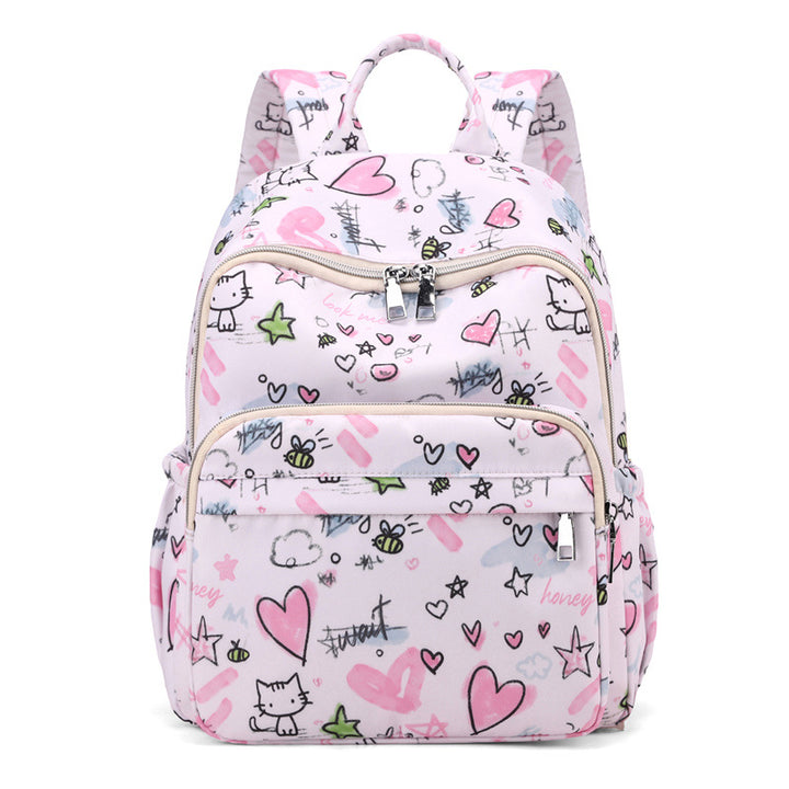 Playful Graphic Print Backpack Stornfield