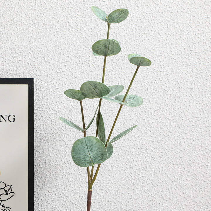 Artificial plant with elegant eucalyptus leaves