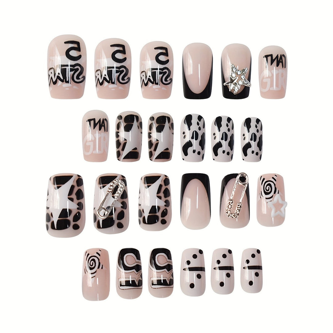 Chic Press-On Nail Set Stornfield