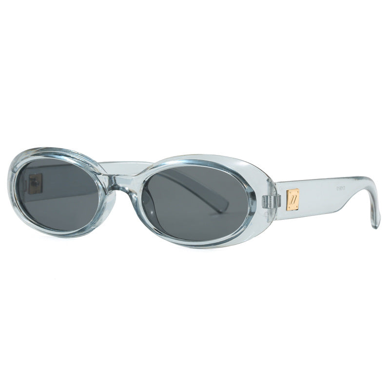 Oval Frame Fashion Sunglasses