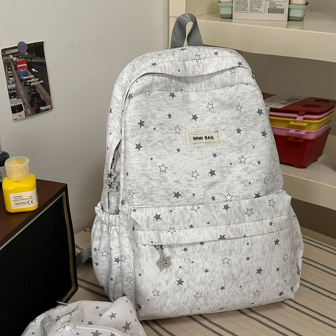 Star Patterned Casual Backpack Stornfield