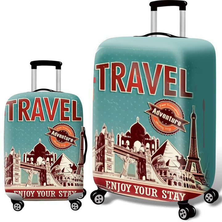 Women’s hard-shell suitcase with nostalgic London motif Stornfield