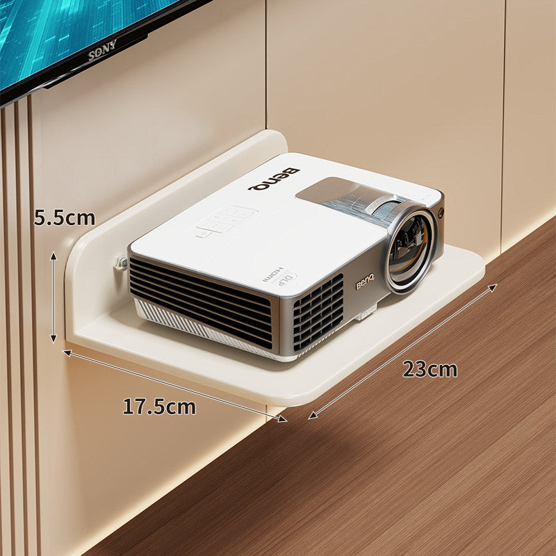 Wall-Mount Floating AV Shelf for Projector and Router