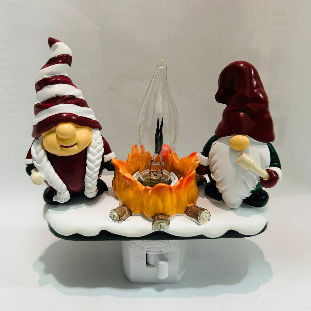 Whimsical Ghost Campfire Figurine Stornfield