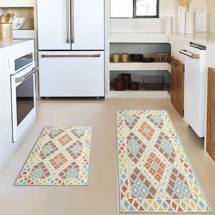 Vintage-Inspired Kitchen Mat Set Stornfield