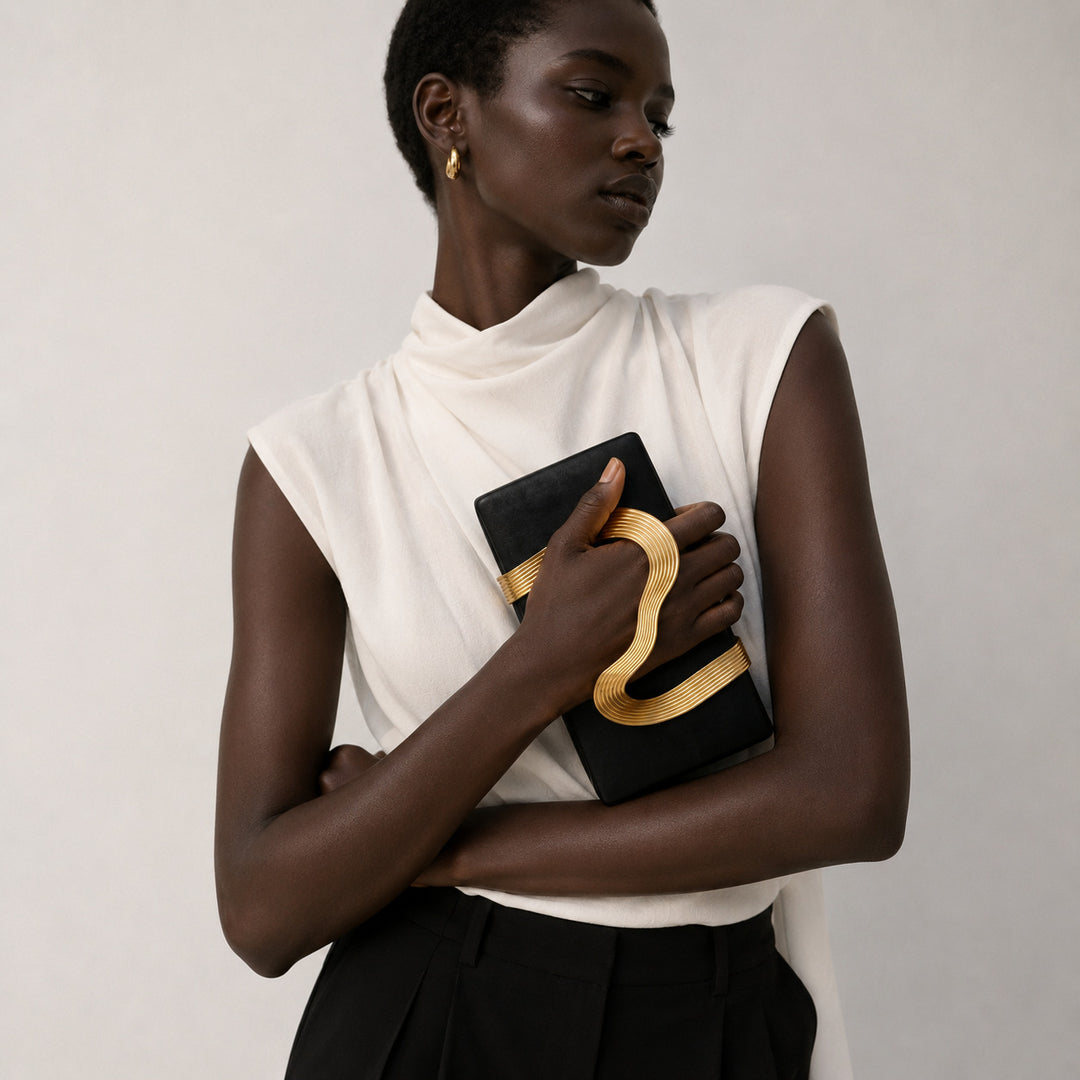 Elegant Structured Evening Clutch