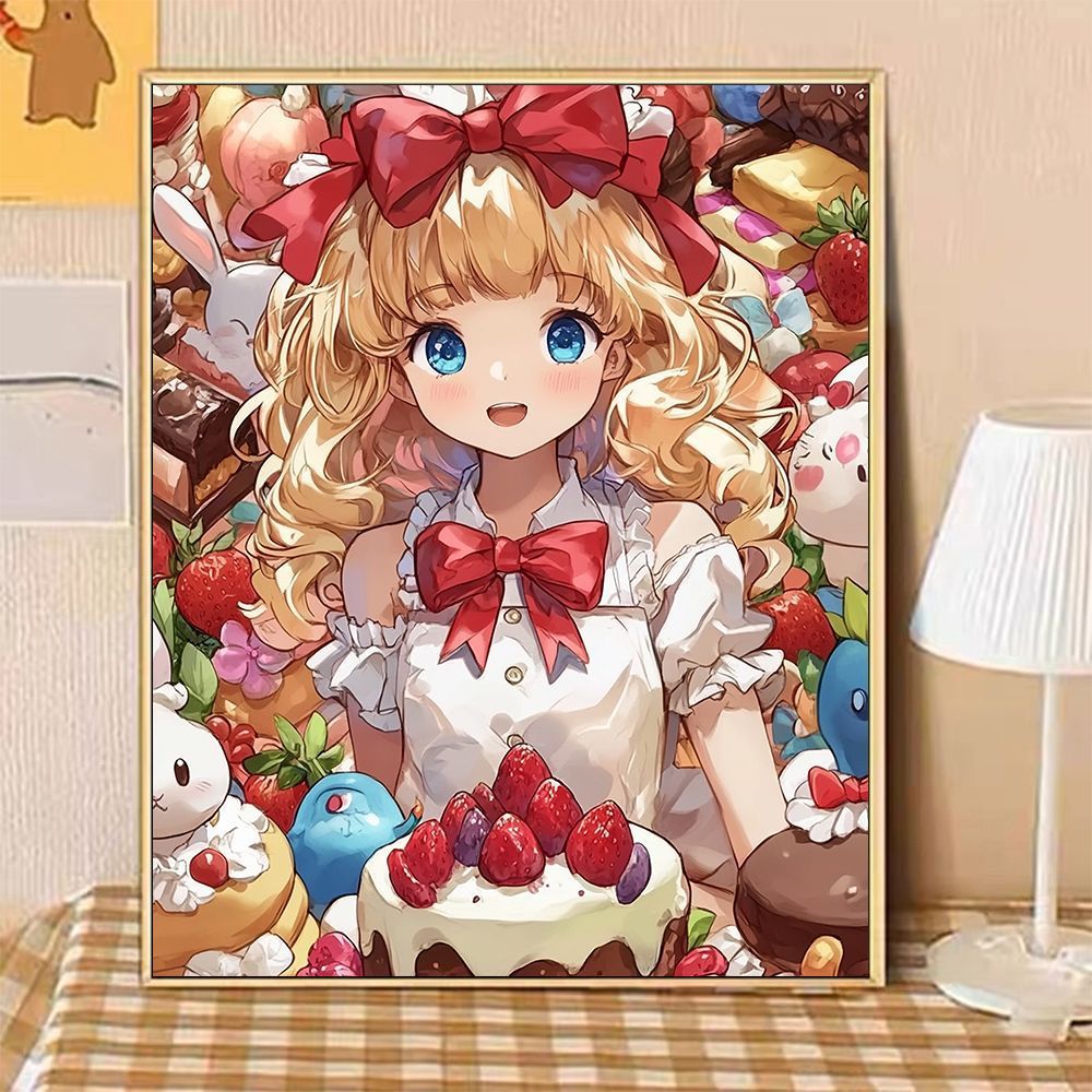 Whimsical Fantasy Dessert-Themed Canvas Art Print Stornfield