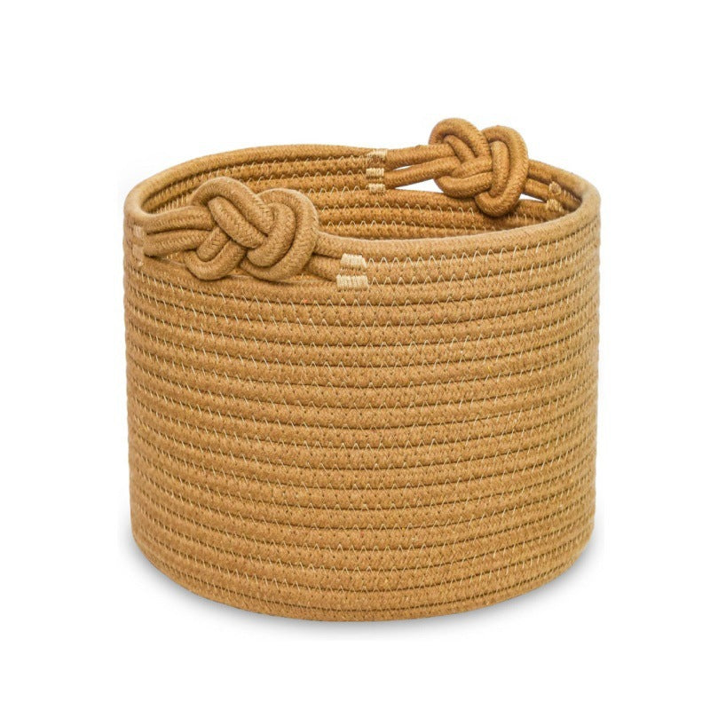 Women’s storage basket with decorative knot design Stornfield