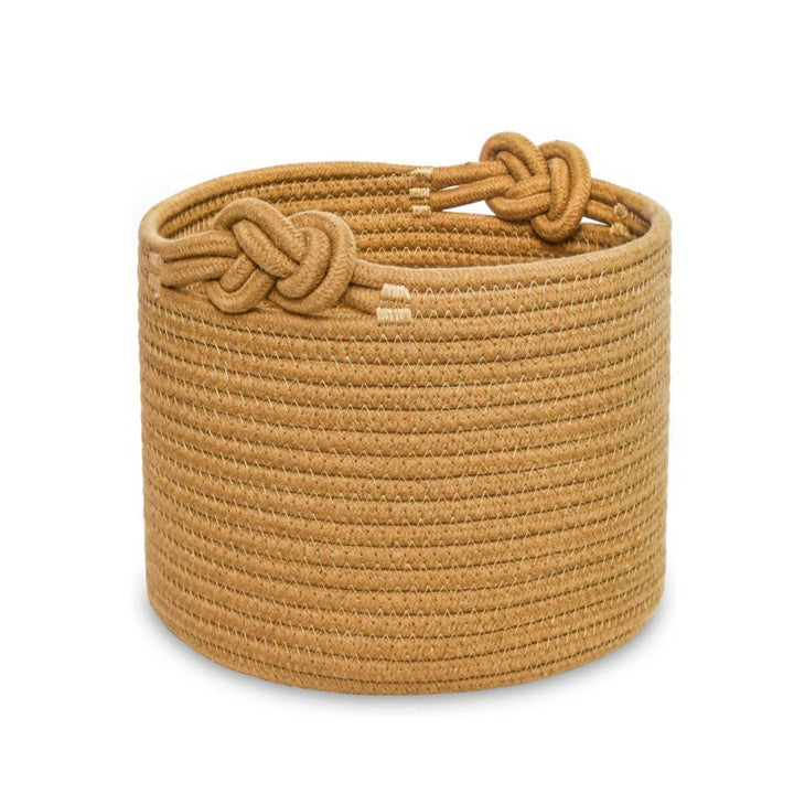 Women’s storage basket with decorative knot design Stornfield