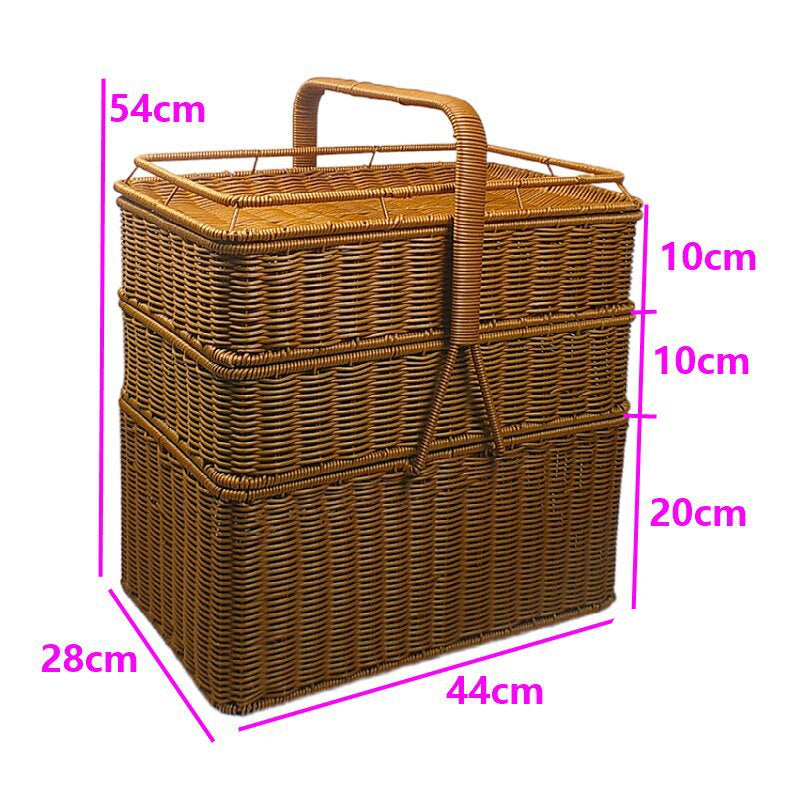 Multi-Compartment Woven Storage Organizer Stornfield