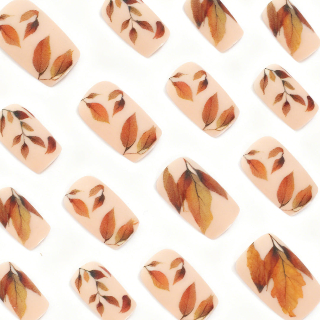 Autumn-Inspired Decorative Nail Art Stornfield