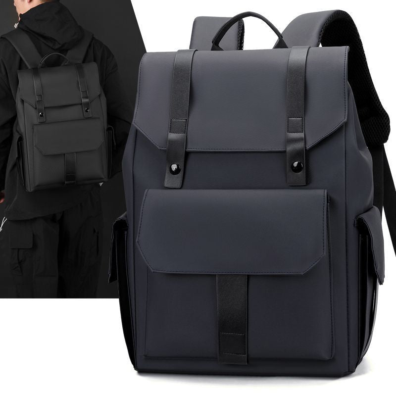 Elegant backpack with numerous compartments and reinforced back Stornfield