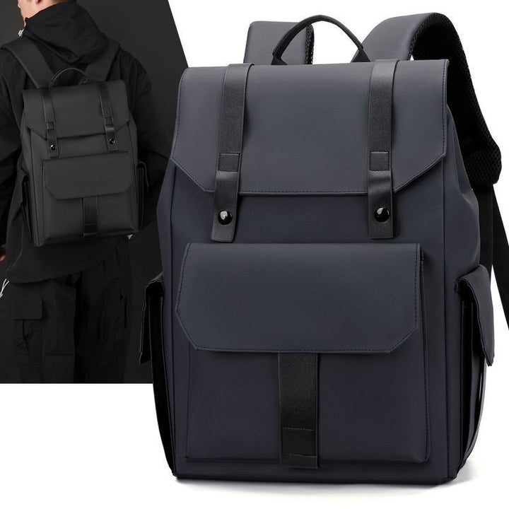 Elegant backpack with numerous compartments and reinforced back Stornfield