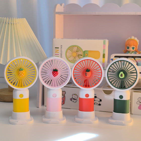 Ladies Portable Handheld Fan with Creative Flower Design Stornfield