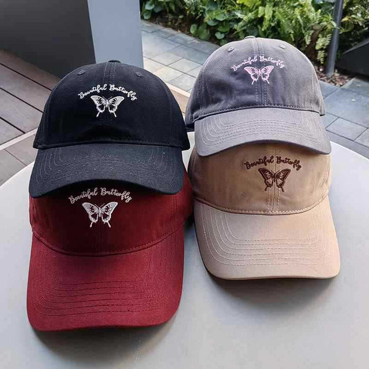 Women's Embroidered Butterfly Cap Stornfield