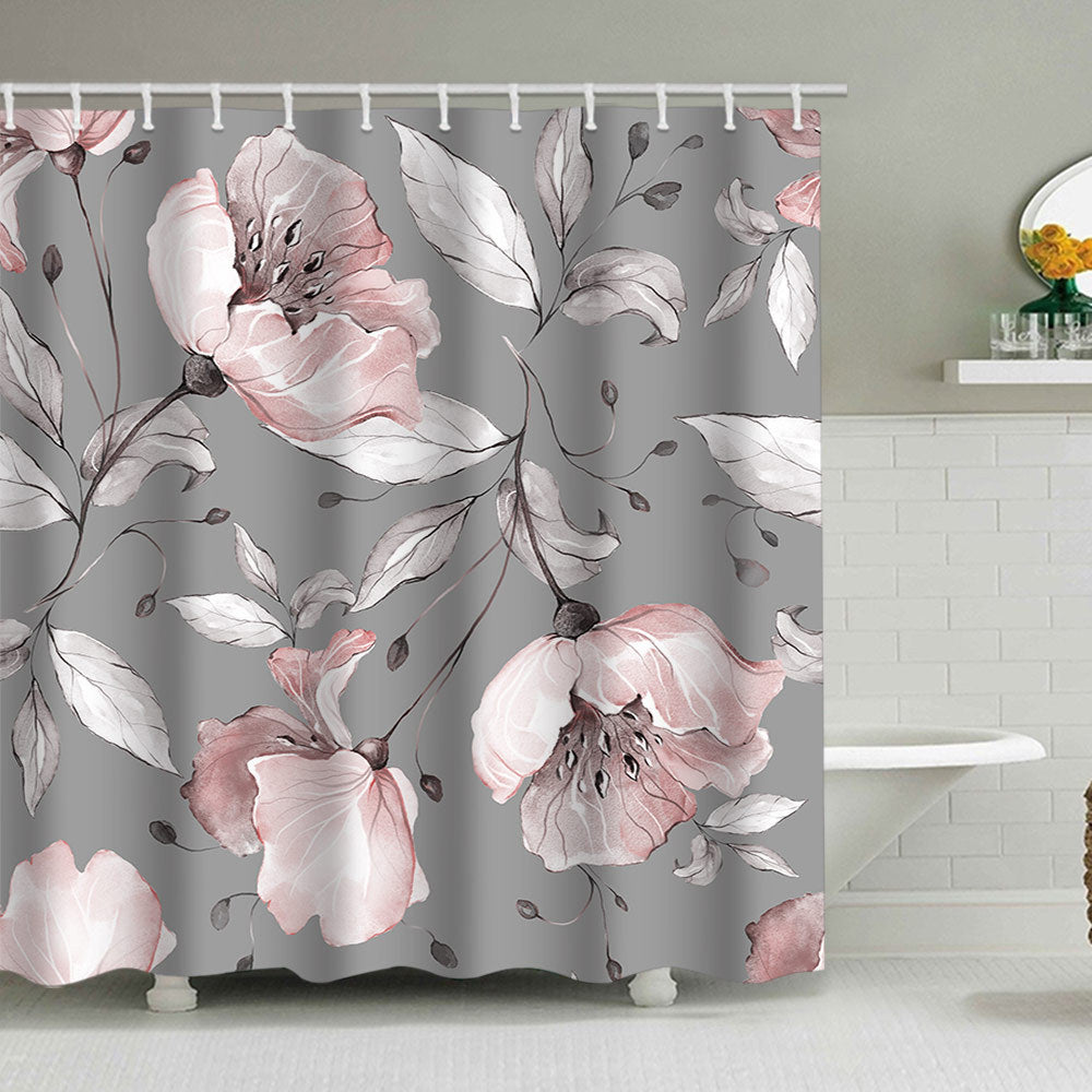 Floral Print Shower Curtain Stornfield