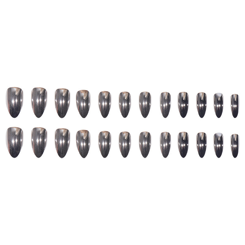 Long Pointed Press-On Nails with High Gloss Finish Stornfield