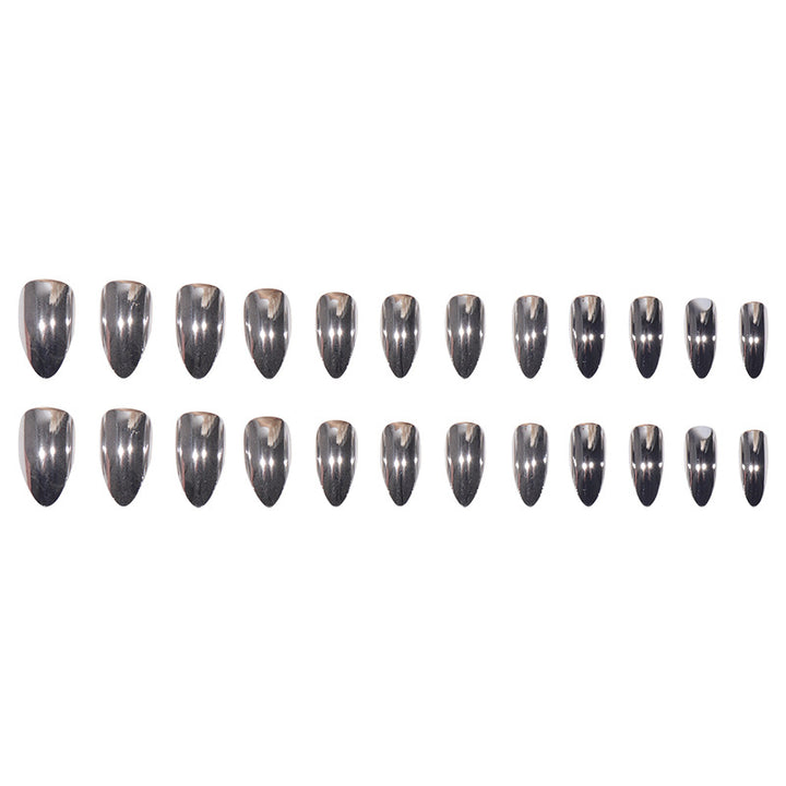 Long Pointed Press-On Nails with High Gloss Finish Stornfield