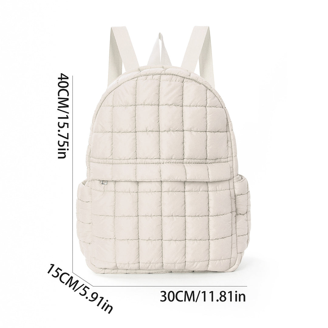 Padded backpack with square design Stornfield
