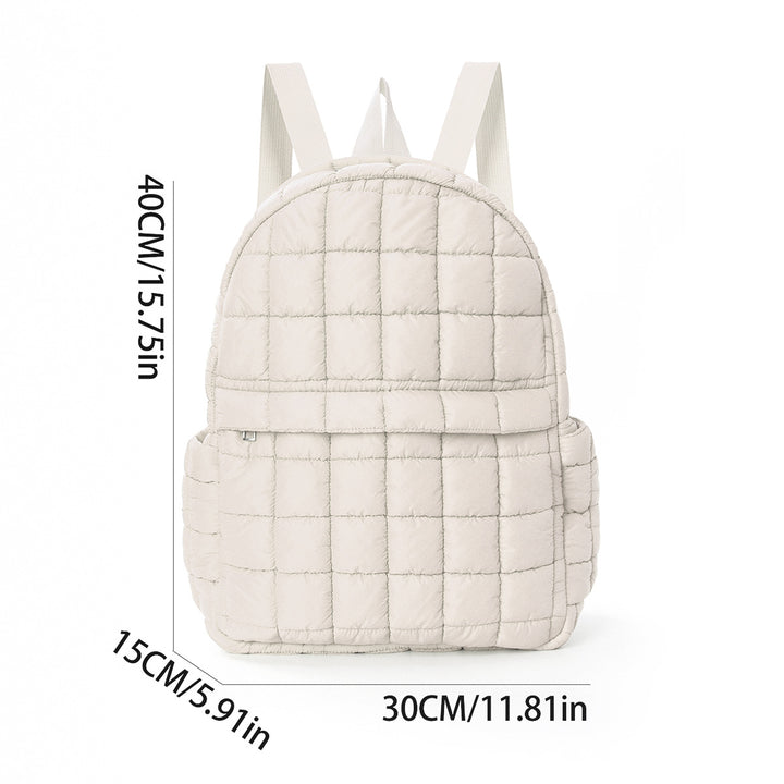 Padded backpack with square design Stornfield