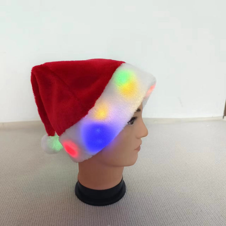 Bright Christmas hat made of plush