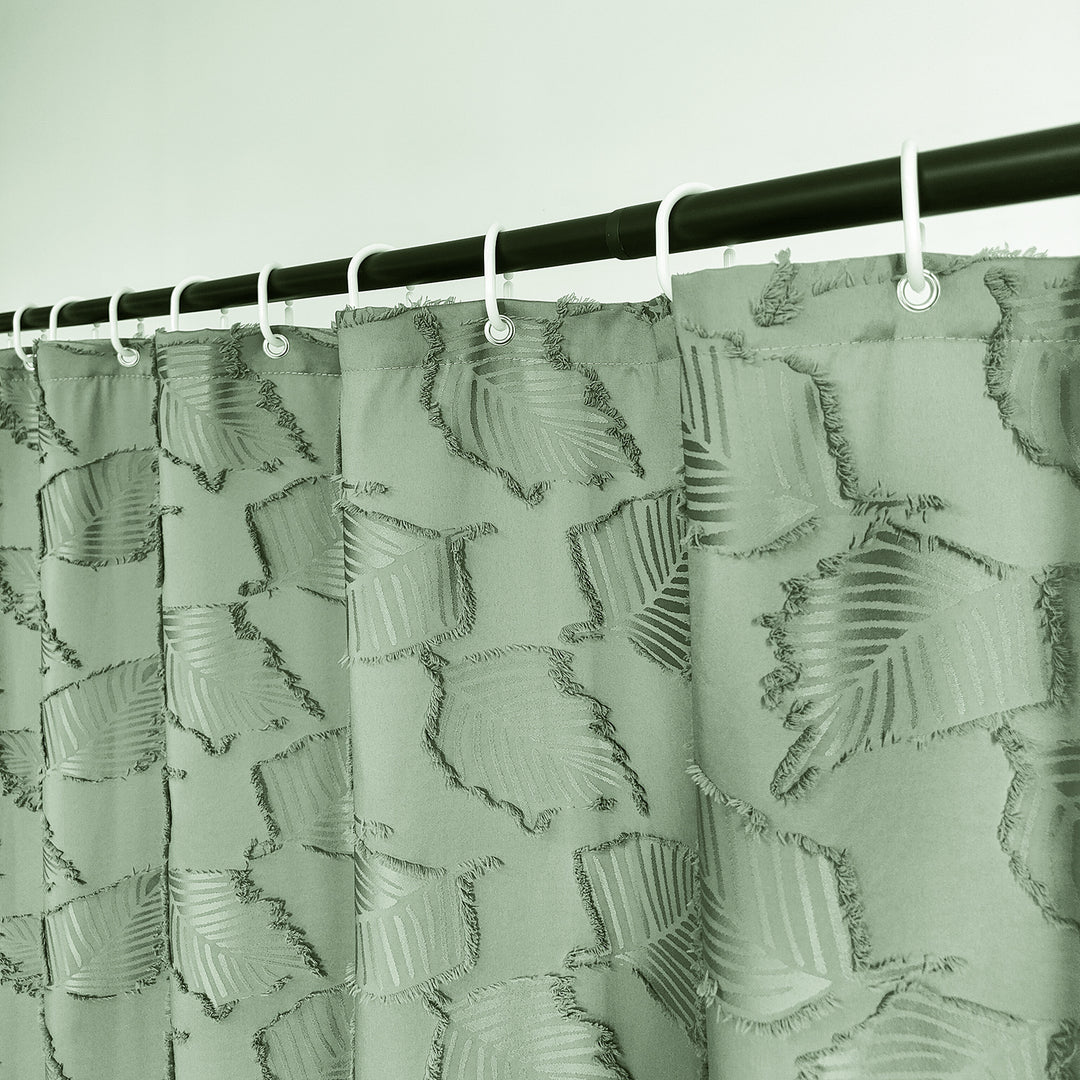 Designer Textured Shower Curtain Stornfield