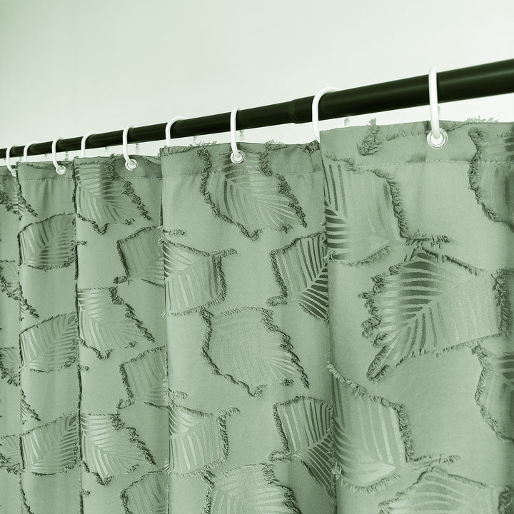 Designer Textured Shower Curtain Stornfield
