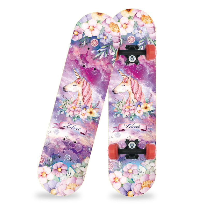 Cartoon-Inspired Mini Skateboard Stornfield