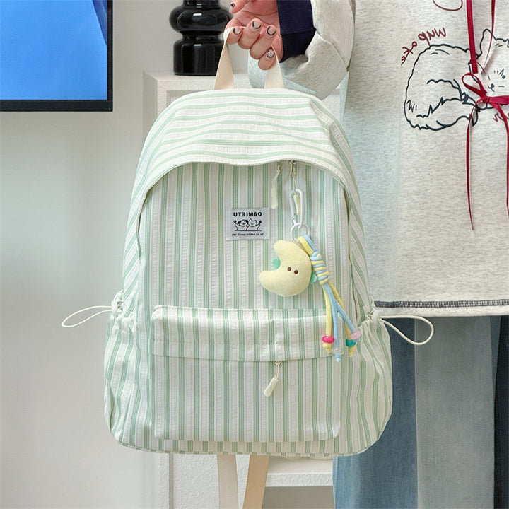 Striped Casual Backpack Stornfield