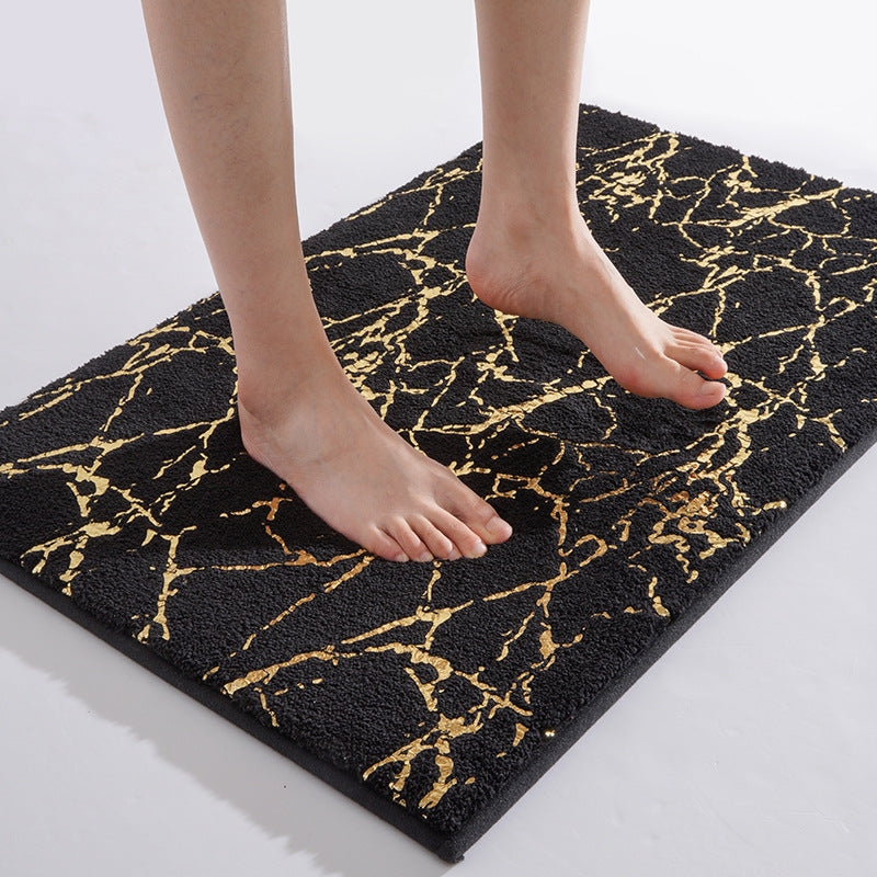 Luxury Marble Pattern Bath Mat