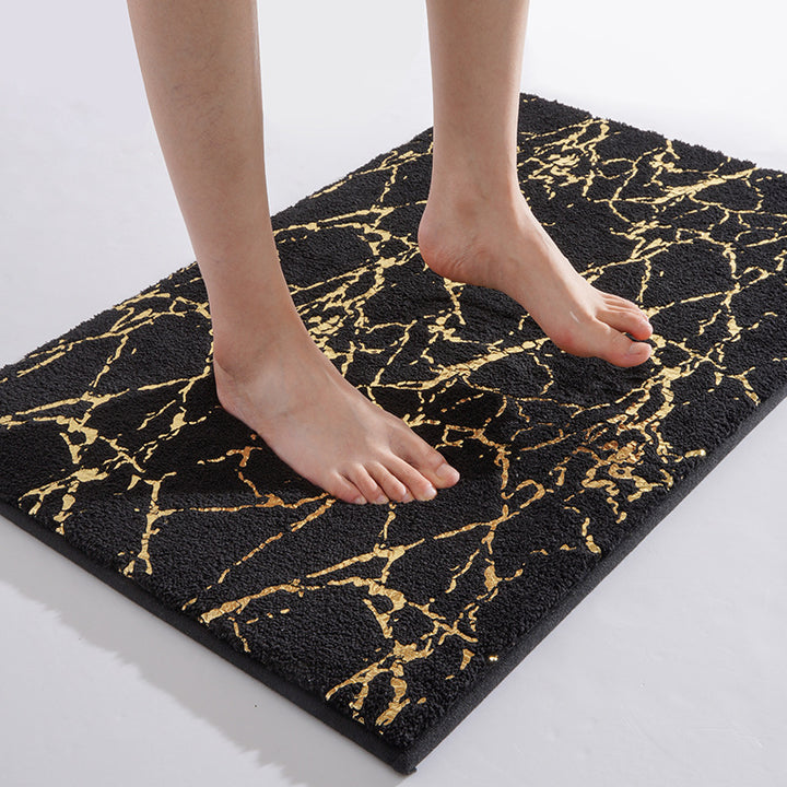 Luxury Marble Pattern Bath Mat