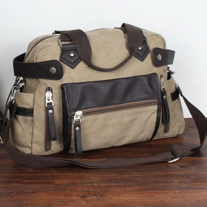 Shoulder bag with multiple compartments and comfortable carrying system Stornfield