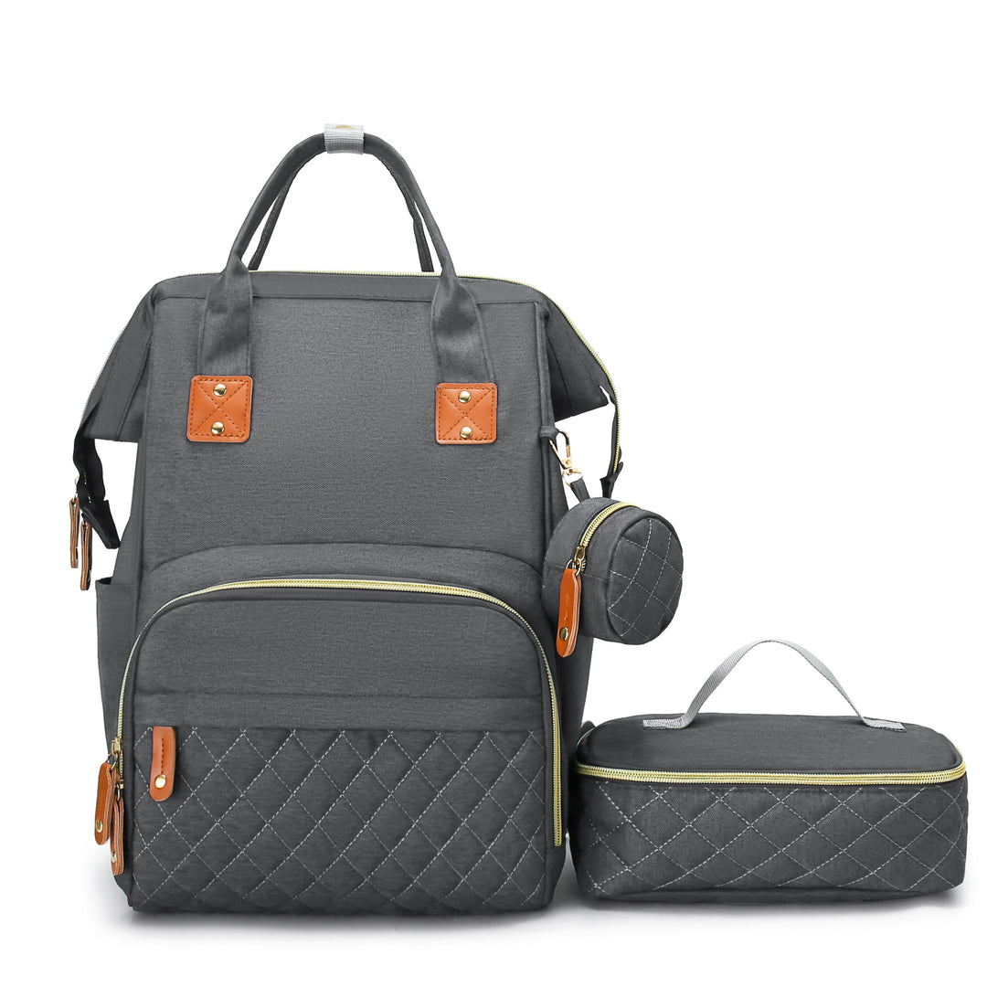 Multi-Purpose Quilted Diaper Backpack Stornfield