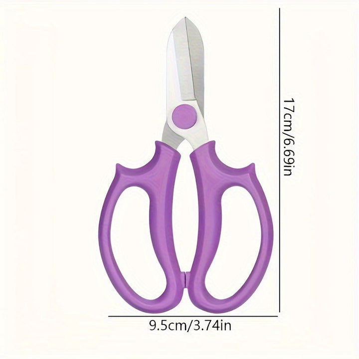 Compact stainless steel multi-purpose kitchen and craft scissors with Ergonomic non-slip handles Stornfield