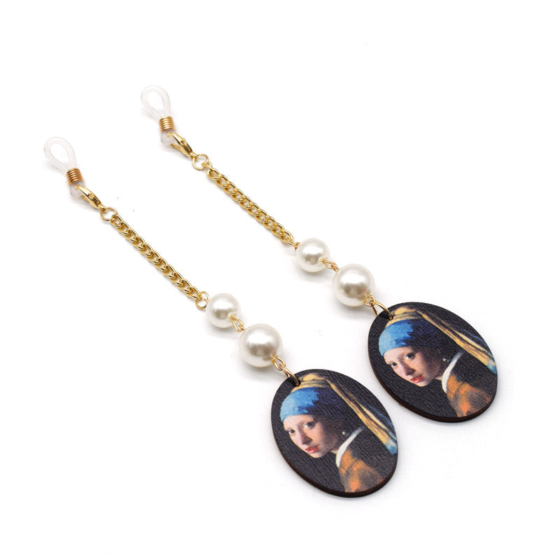 Artistic Drop Earrings with Pearl Accents Stornfield