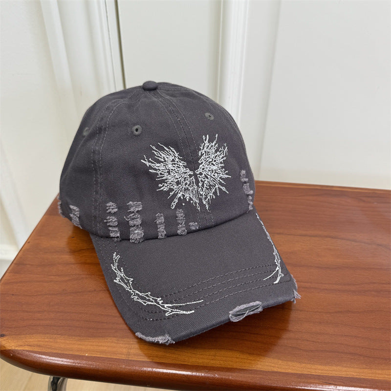 Women's Distressed Graphic Baseball Cap Stornfield